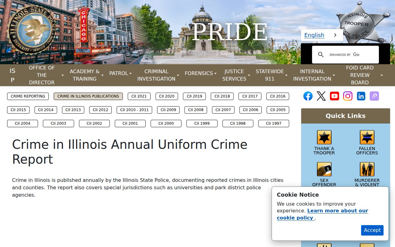 Putnam County criminal history official Illinois crime report archive